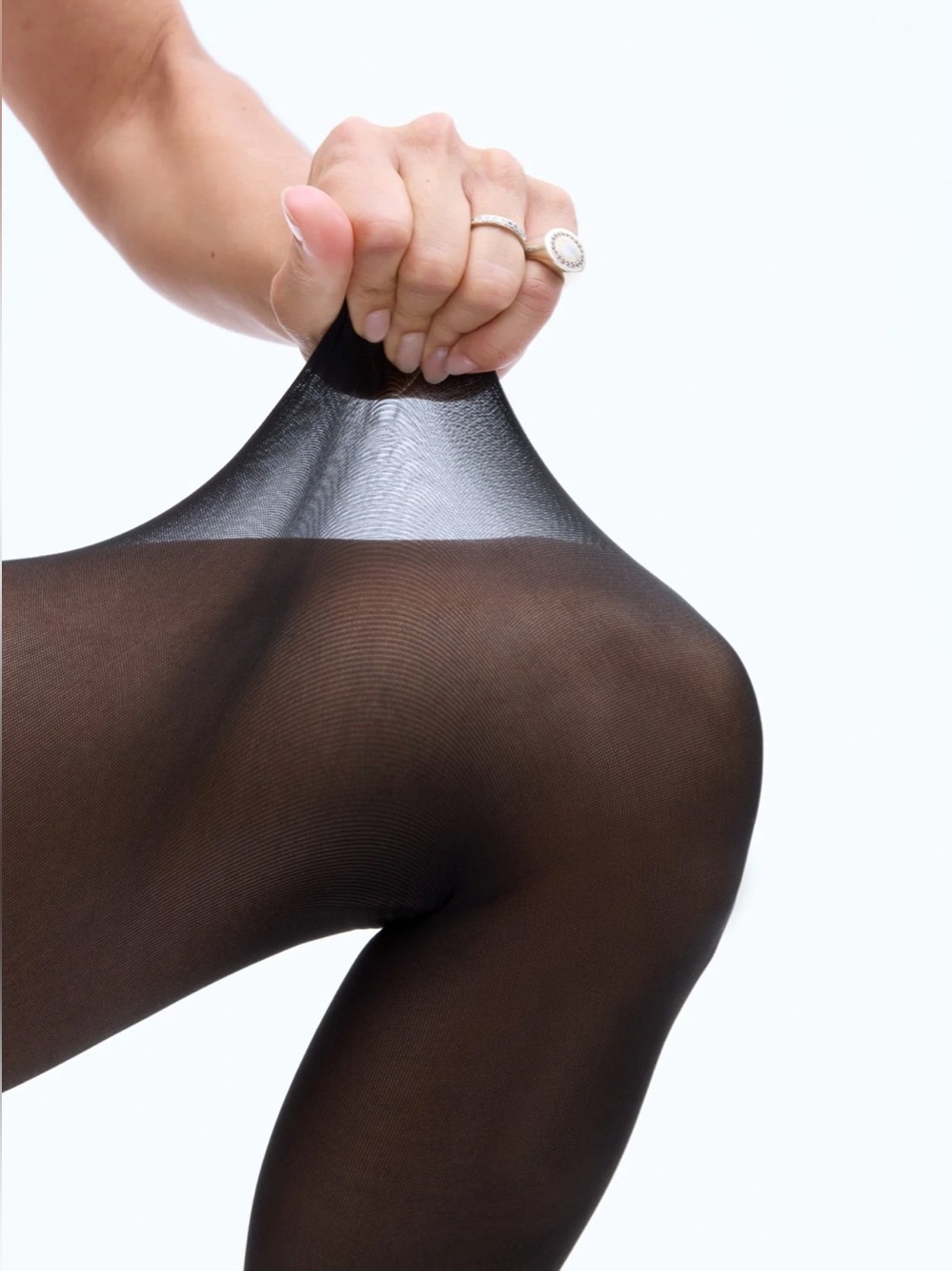 NWT Sheertex Classic Sheer Black Tights